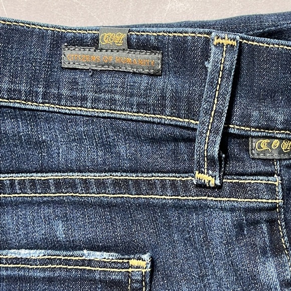 Citizens of humanity Blue Jeans straight leg size 28 waist - Picture 11 of 11